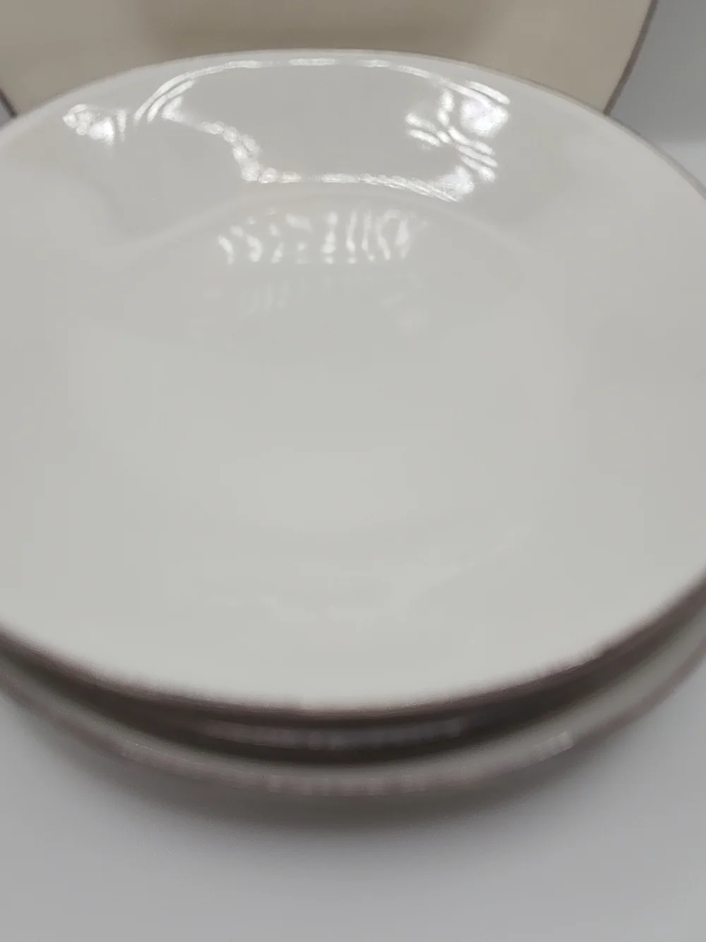 Crate & Barrel Marin White Appetizer Plate